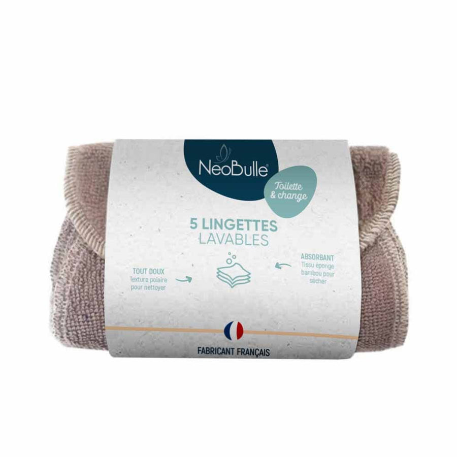 Neobulle Baby Hygiene Washable Wipes x5
