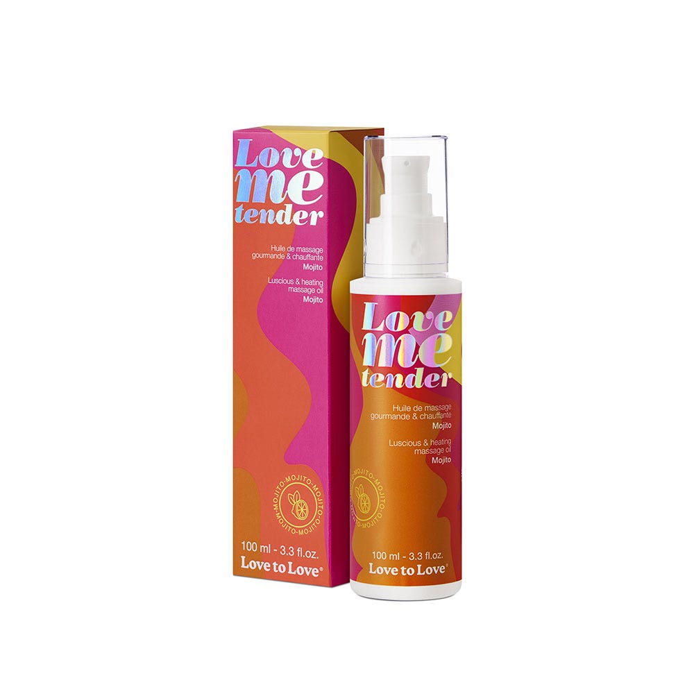 Love To Love Love Me Tender Tasty And Heating Massage Oil 100ml (3.38fl oz)