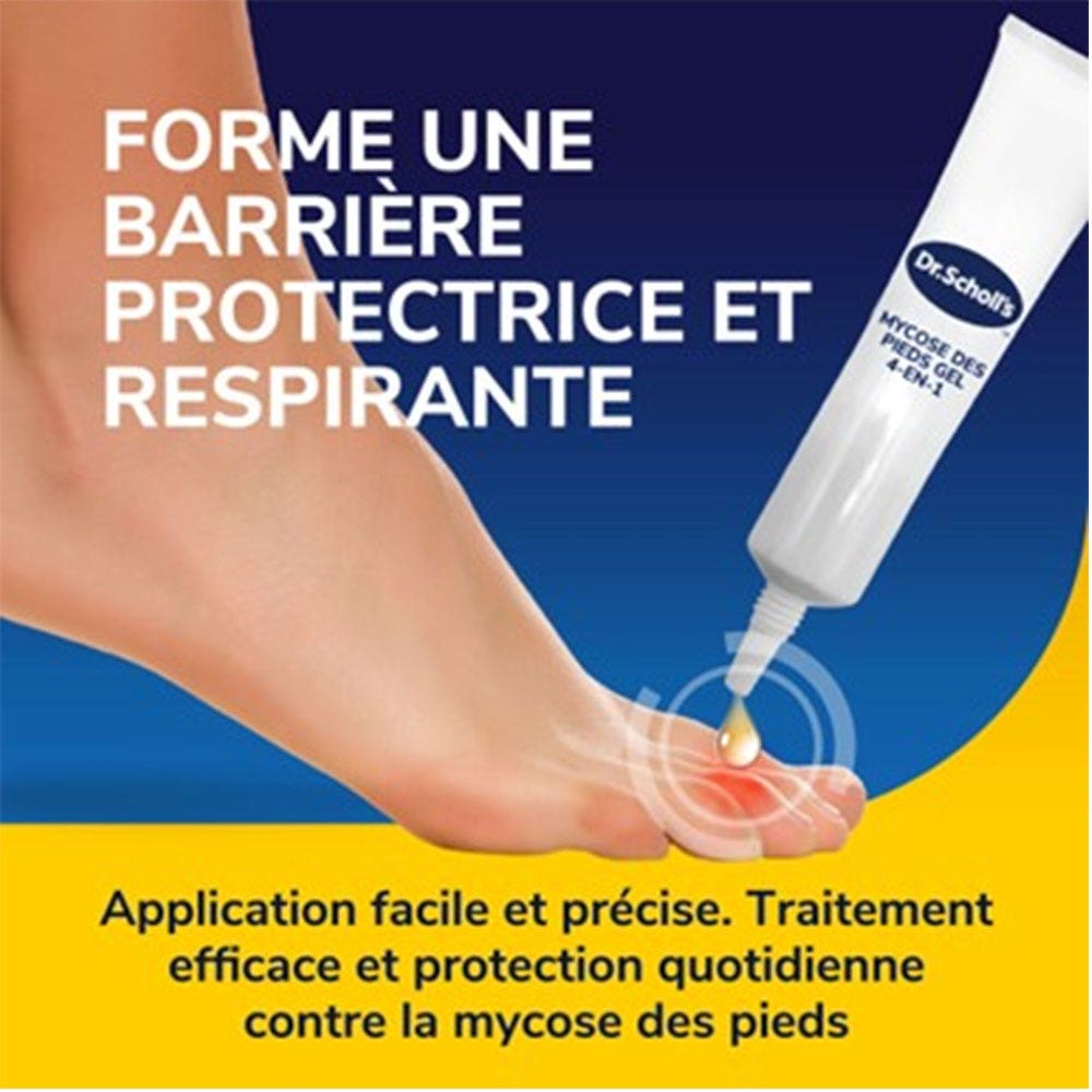 Scholl 4-in-1 Athlete's Foot Treatment 10 ml (0.34fl oz)