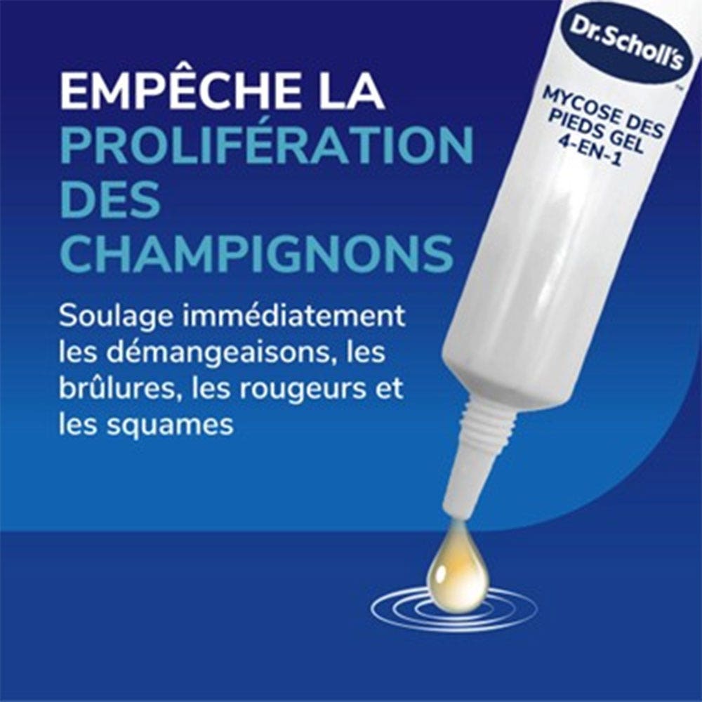 Scholl 4-in-1 Athlete's Foot Treatment 10 ml (0.34fl oz)
