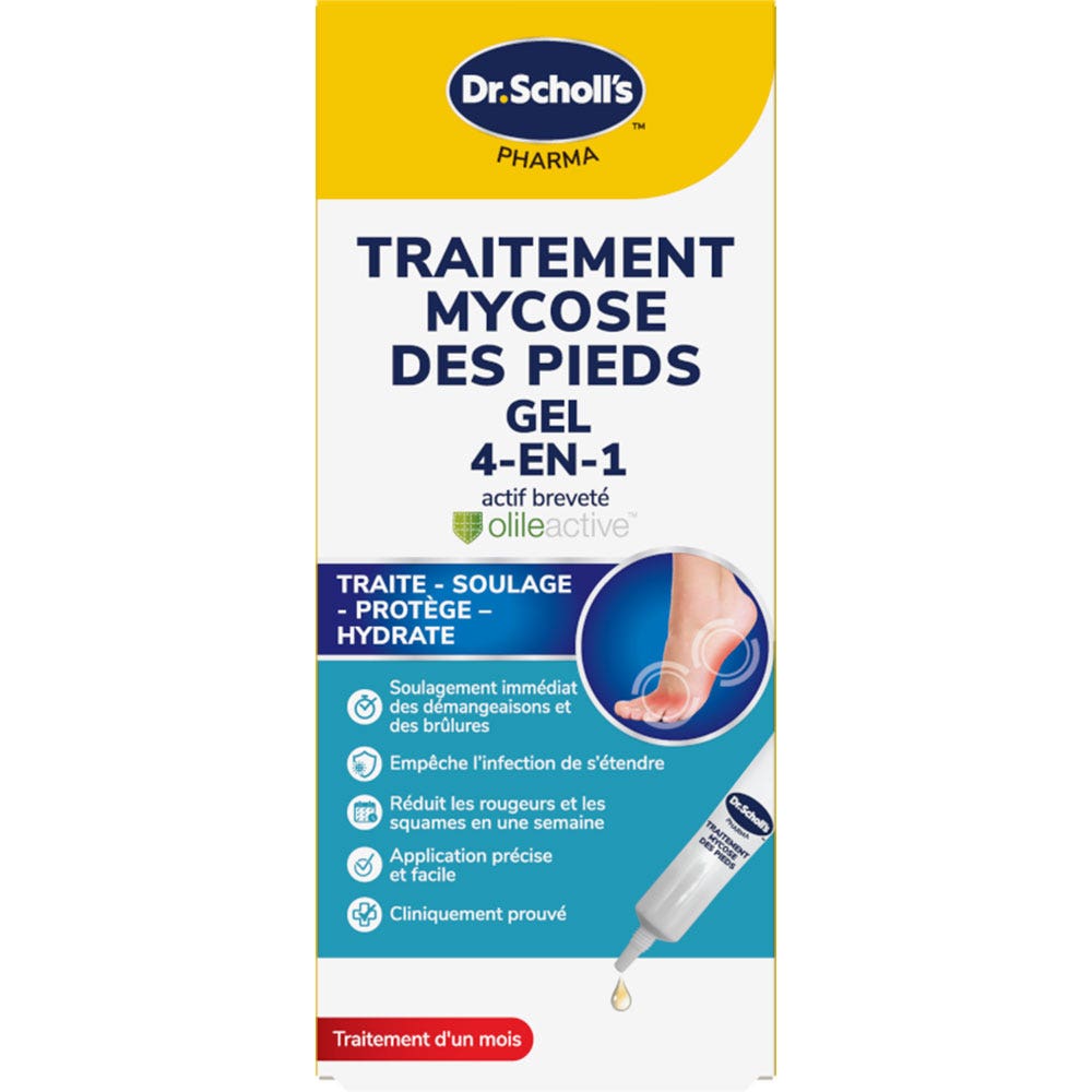 Scholl 4-in-1 Athlete's Foot Treatment 10 ml (0.34fl oz)