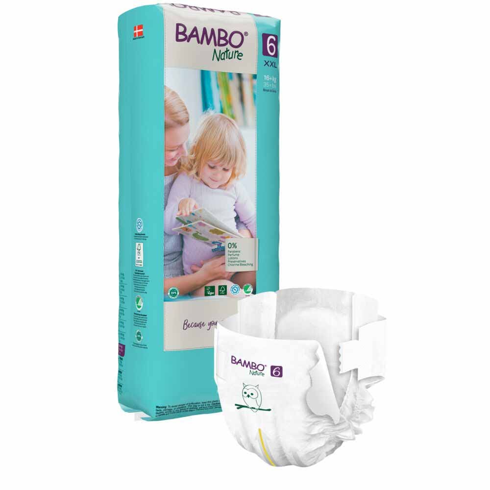 Bambo Nature XXL Nappies Size 6 16kg+ x40