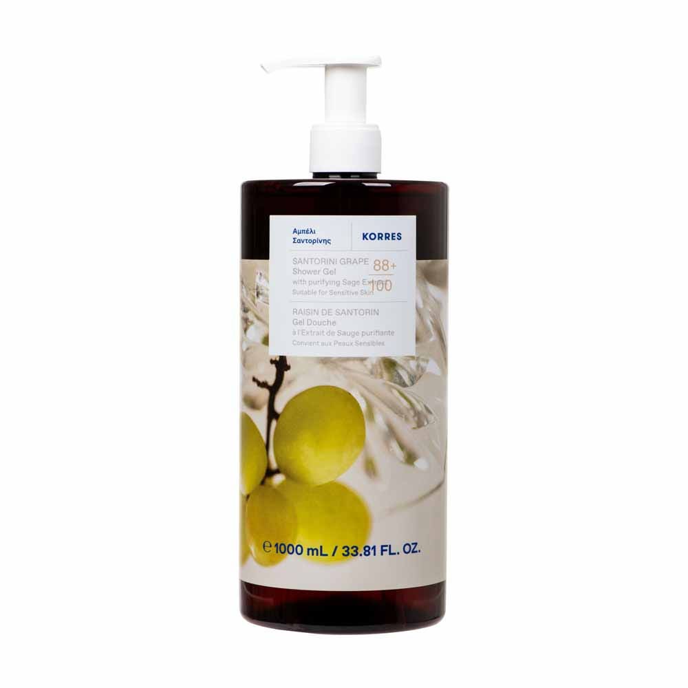 Korres Body wash 1000ml (33.81fl oz) - FrenchBeautyHub