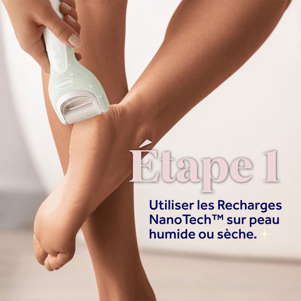 Scholl Pedi Perfect Refills Nano Tech x2
