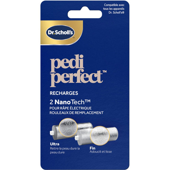 Scholl Pedi Perfect Refills Nano Tech x2