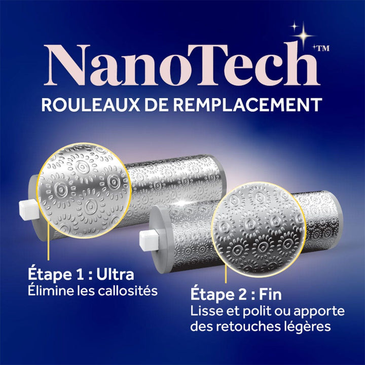 Scholl Pedi Perfect Refills Nano Tech x2