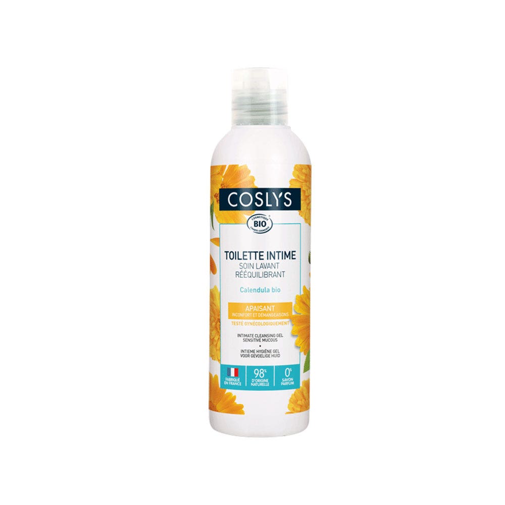 Coslys Balancing pH8 organic intimate wash 250 ml (8.45fl oz)