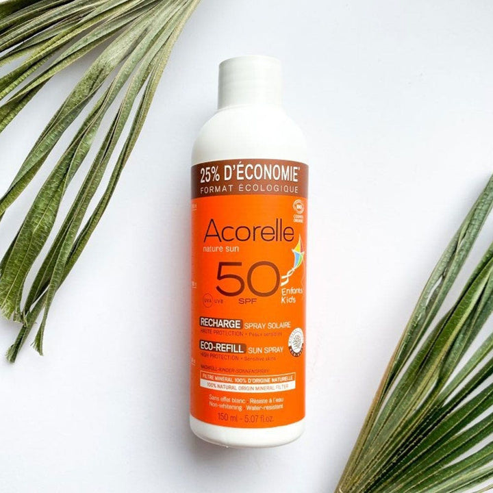 Acorelle Children's SPF50 sun spray refill 150 g (5.29oz)