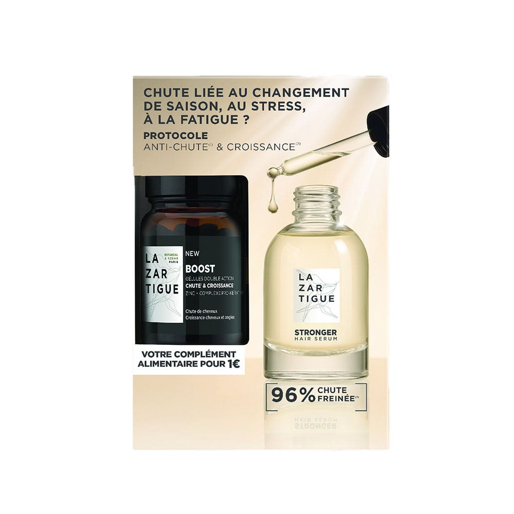 Lazartigue Stronger Serum + Boost set 50 ml (1.69fl oz)