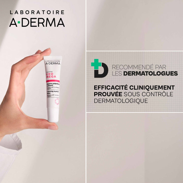 A-Derma Exomega Soothing eyelid balm 15 ml (0.51fl oz)