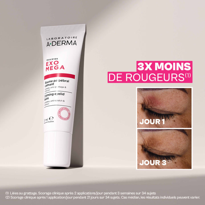 A-Derma Exomega Soothing eyelid balm 15 ml (0.51fl oz)