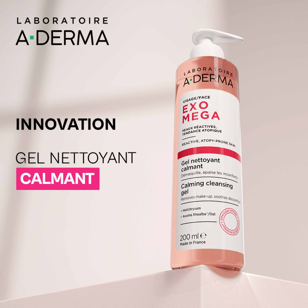 A-Derma Exomega Soothing cleansing gel 200 ml (6.76fl oz)