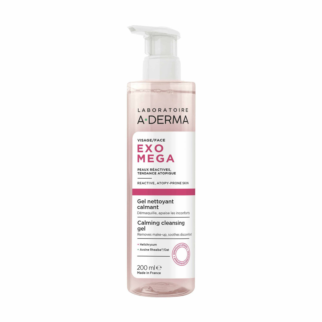 A-Derma Exomega Soothing cleansing gel 200 ml (6.76fl oz)