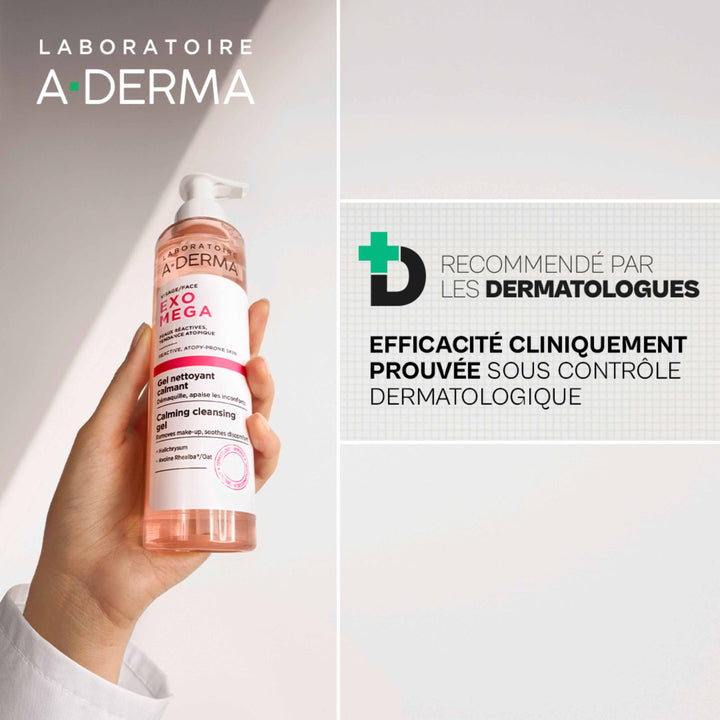 A-Derma Exomega Soothing cleansing gel 200 ml (6.76fl oz)