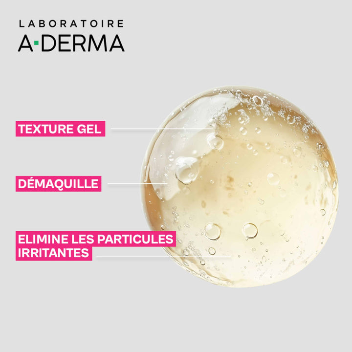A-Derma Exomega Soothing cleansing gel 200 ml (6.76fl oz)