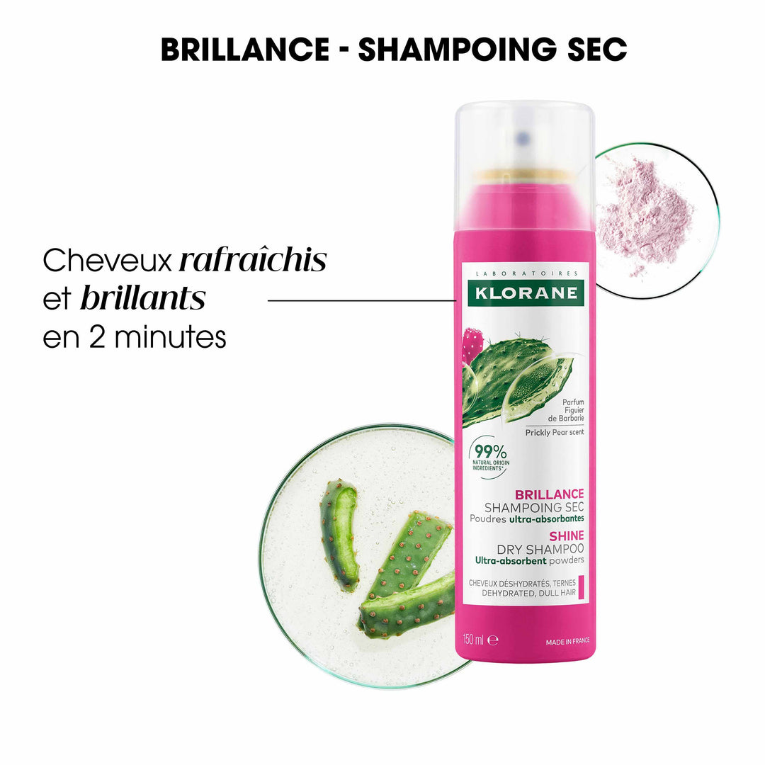 Klorane Figuier de Barbarie Shine dry shampoo dull, dehydrated hair 150ml (5.07fl oz)