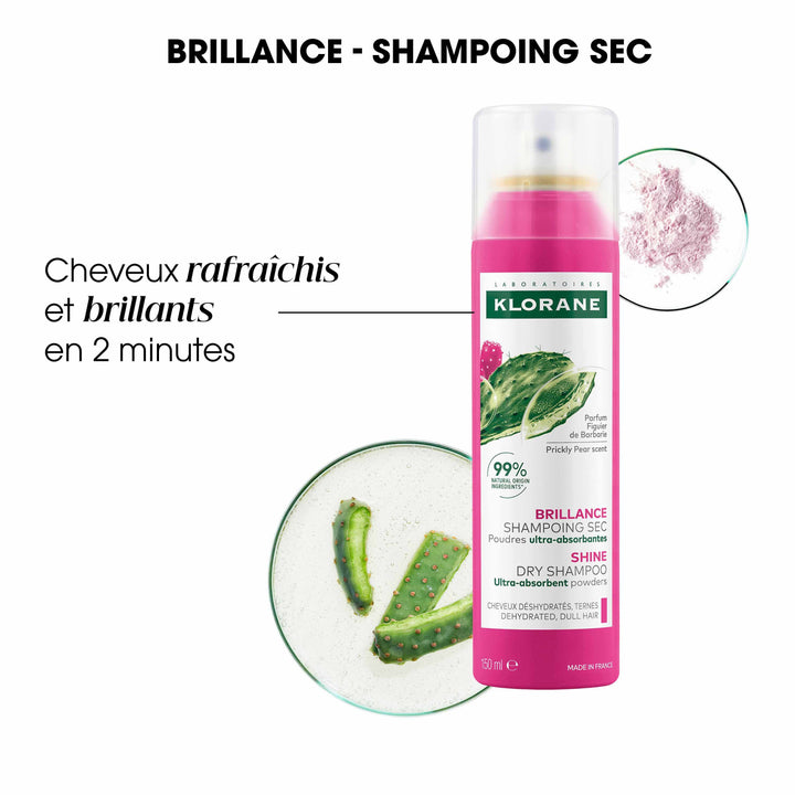 Klorane Figuier de Barbarie Shine dry shampoo dull, dehydrated hair 150ml (5.07fl oz)