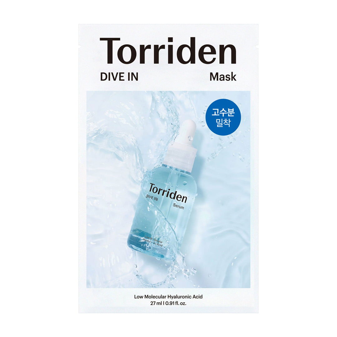 Torriden Dive In low molecular hyaluronic acid hydrating sheet mask 1 x unit