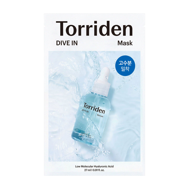 Torriden Dive In Mascarilla facial de tejido hidratante con ácido hialurónico de bajo peso molecular 1 x unit