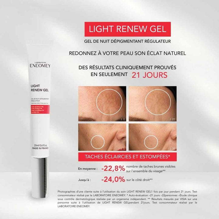 Eneomey Light renew depigmenting night gel 20 ml (0.68fl oz)