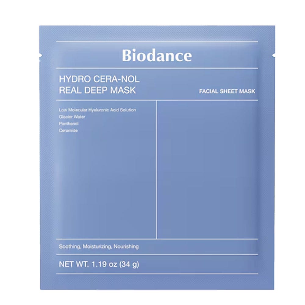 Biodance Hydro Cera-Nol soothing and hydrating gelled tissue masks 1 x unit