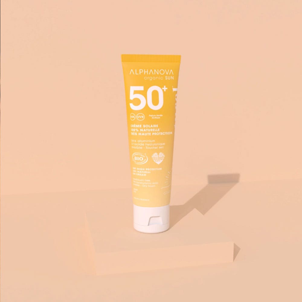 Alphanova Organic Sun Scented SPF50+ Sun Cream 50 g (1.76oz)