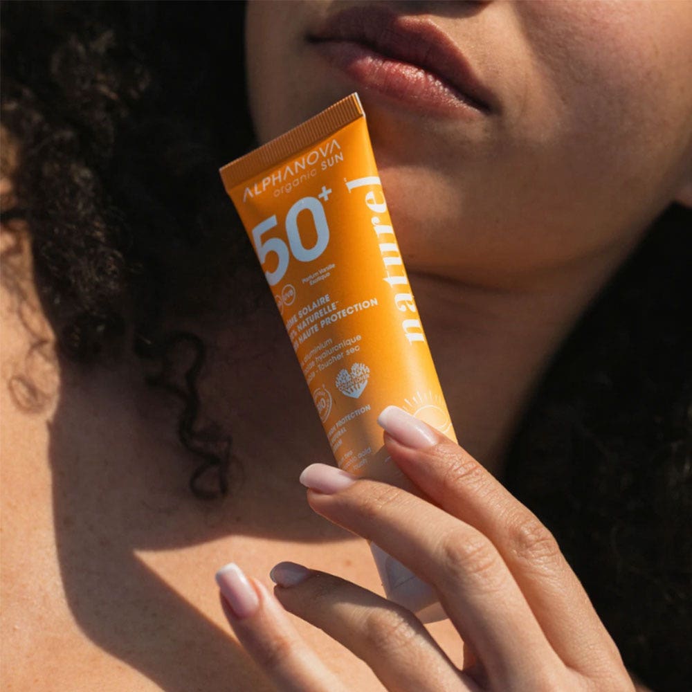 Alphanova Organic Sun Scented SPF50+ Sun Cream 50 g (1.76oz)