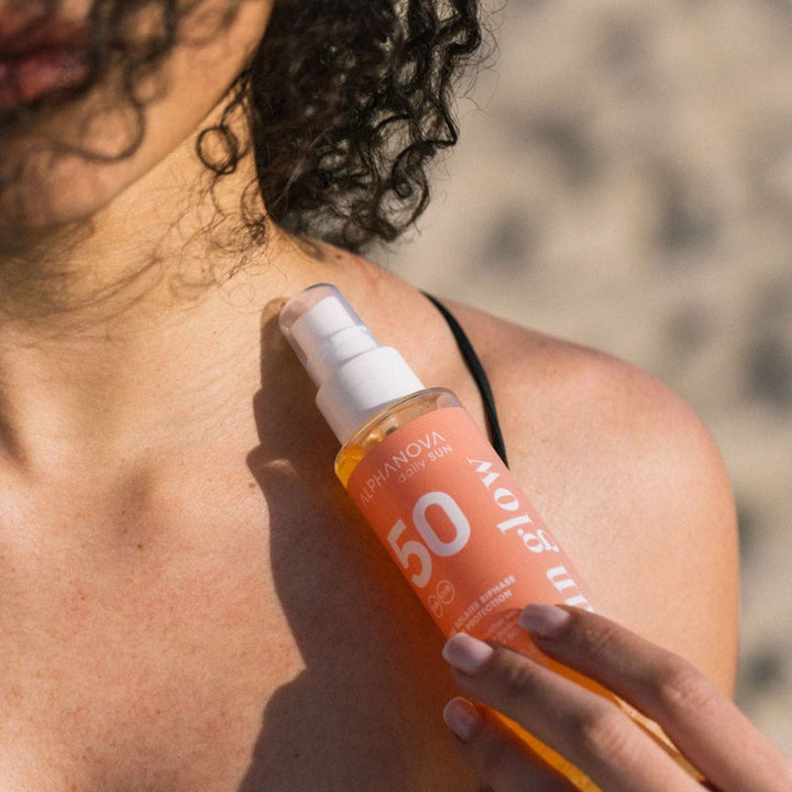 Alphanova Daily Sun Two-Phase Sun Protection Water for Face, Body & Hair SPF50 125 ml (4.23fl oz)