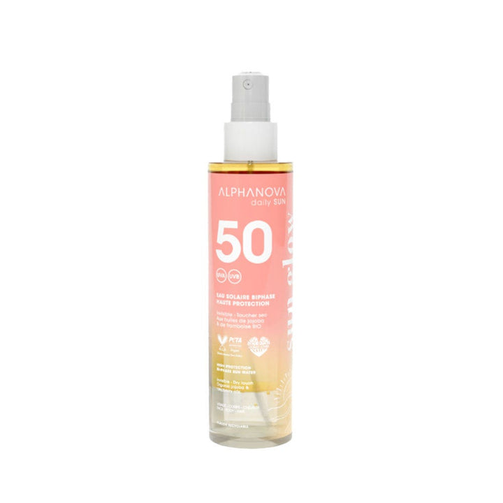 Alphanova Daily Sun Two-Phase Sun Protection Water for Face, Body & Hair SPF50 125 ml (4.23fl oz)