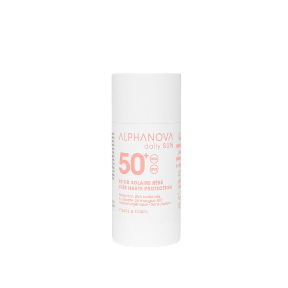 Alphanova Daily Sun Baby SPF50+ sun glow stick 17 g (0.60oz)