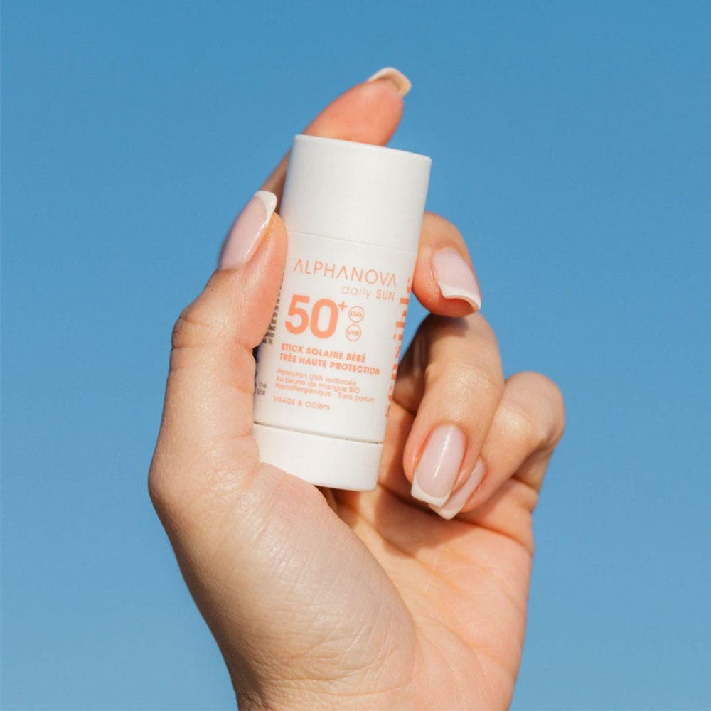 Alphanova Daily Sun Baby SPF50+ sun glow stick 17 g (0.60oz)