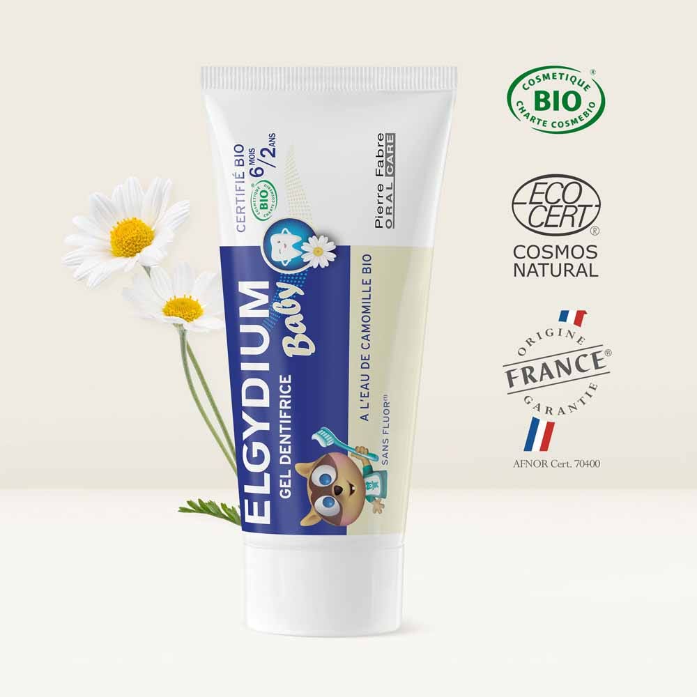 Elgydium Baby organic toothpaste suitable from 6 months 30 ml (1.01fl oz)