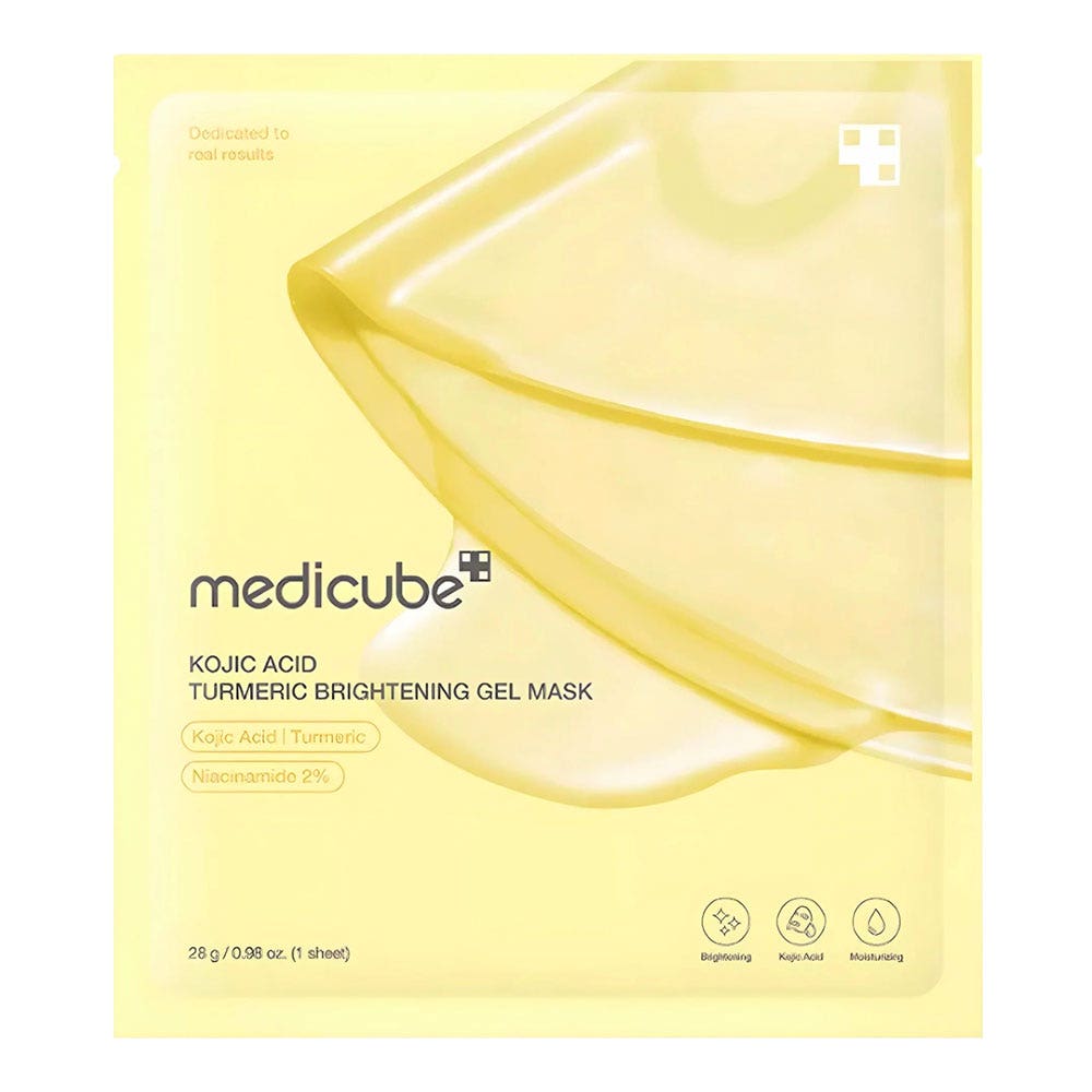 Medicube Kojic Acid Turmeric Brightening Hydrogel Mask 1 x unit