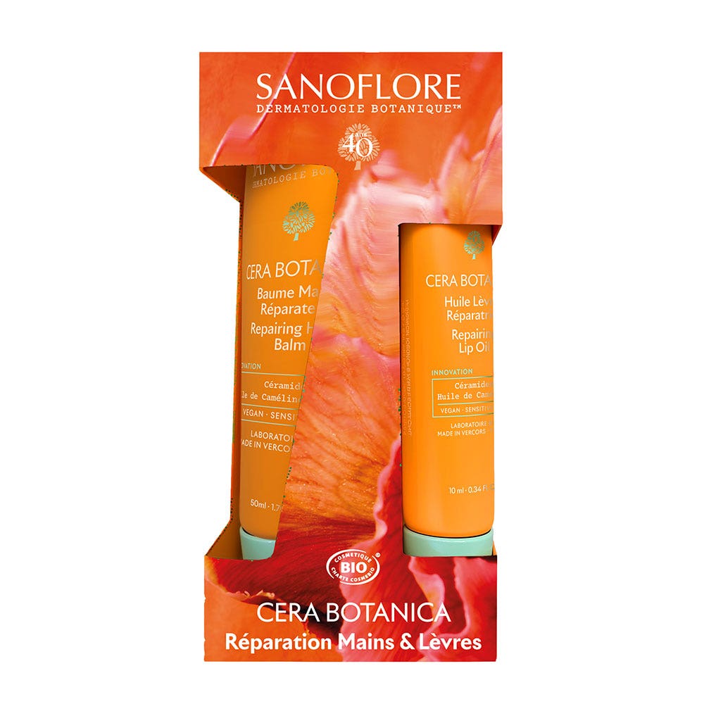 Sanoflore Cera Botanica Hand and lip gift set 60ml (2.03fl oz)