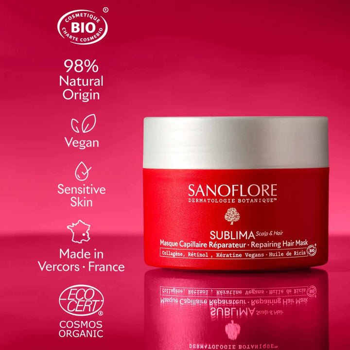 Sanoflore Sublima Repair hair mask 200 ml (6.76fl oz)