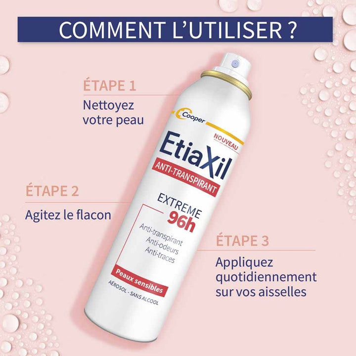 Etiaxil Extreme 96-hour anti-perspirant aerosol 2 x 150 ml (5.07fl oz)