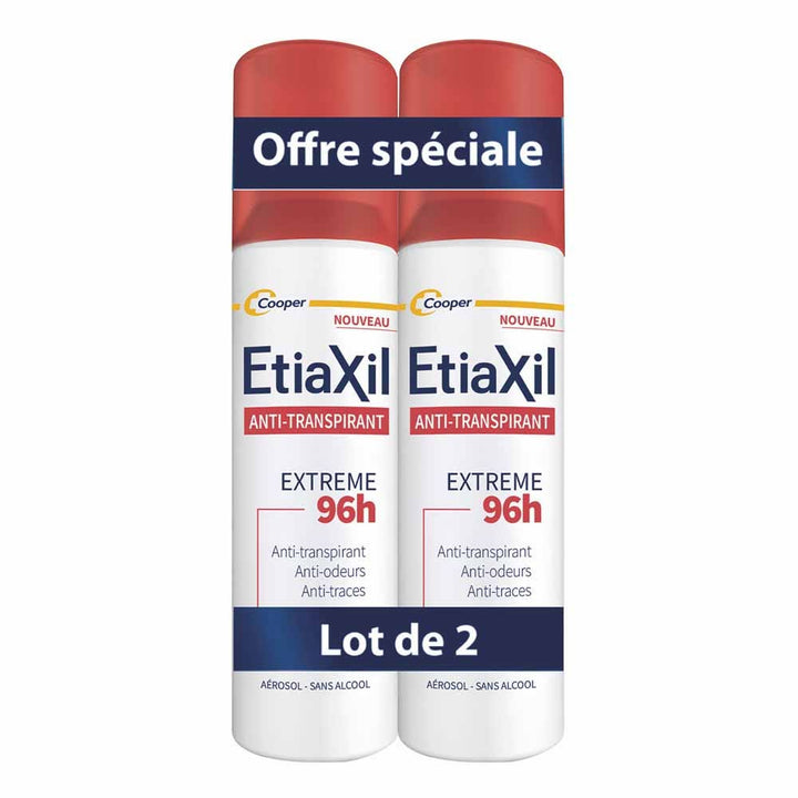 Etiaxil Extreme 96-hour anti-perspirant aerosol 2 x 150 ml (5.07fl oz)