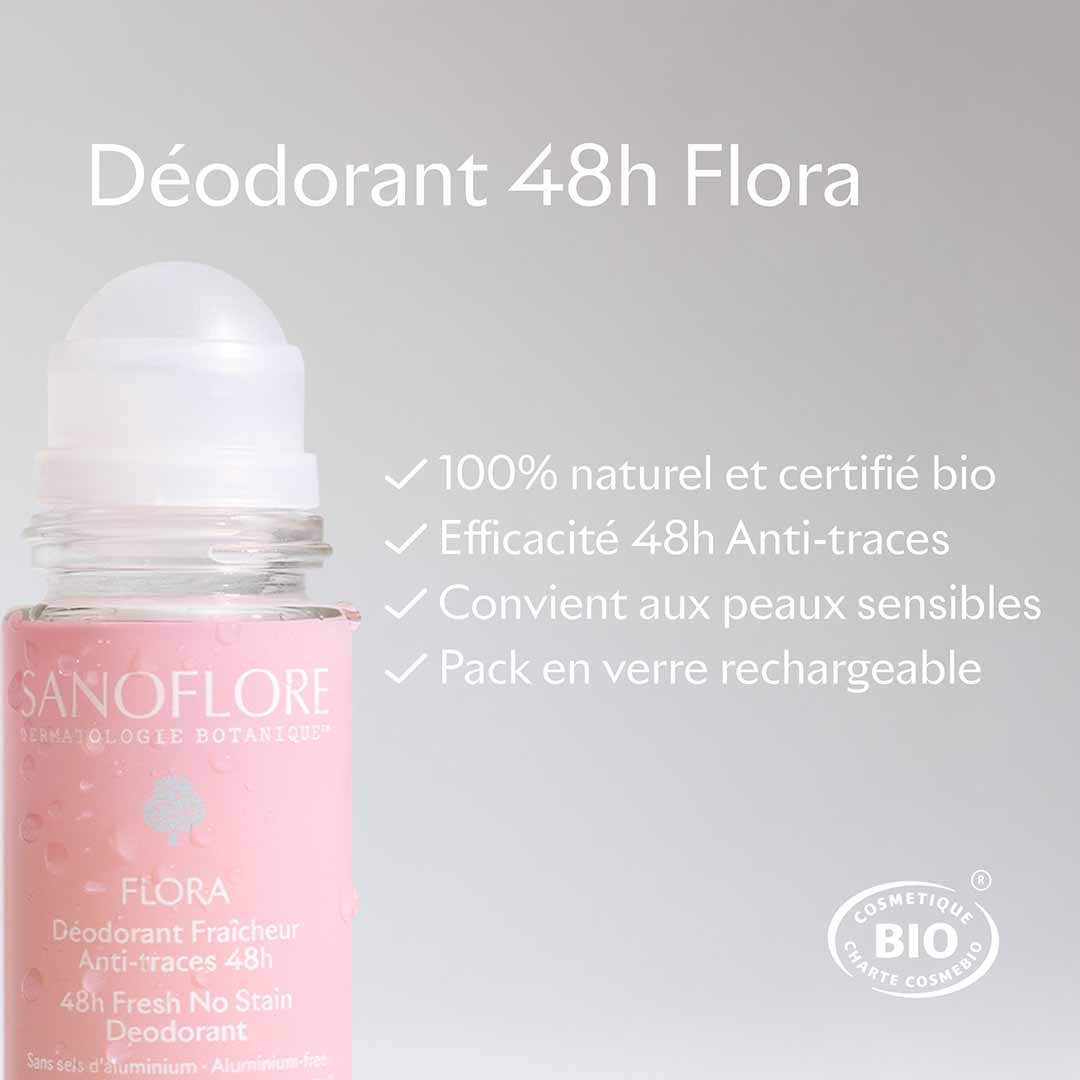 Sanoflore Deodorants 24h Organic Roll-On DUO Nuage De Fraicheur 2x50ml (1.69fl oz)