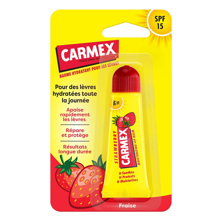 Carmex Strawberry SPF15 lip balm 10 g (0.35oz)