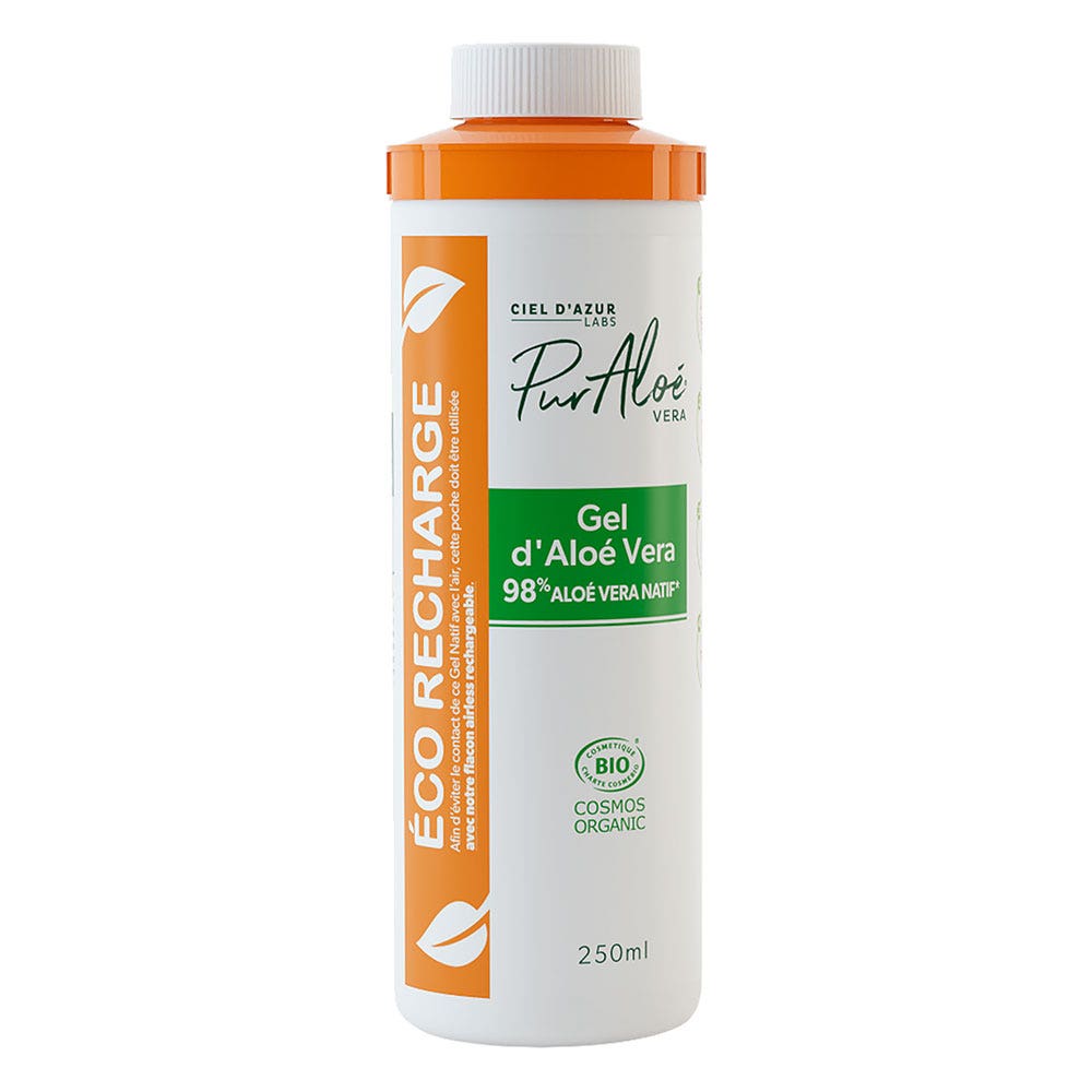 Pur Aloé Pur'Aloé Vera Recharge Gel externe 98% Bio 250 ml (8.45fl oz)
