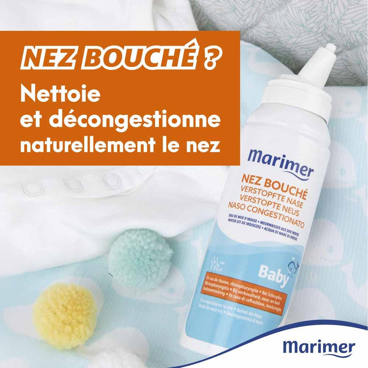 Marimer Baby Baby Rhinopharyngitis and Cold Spray Blocked nose 100ml (3.38fl oz)