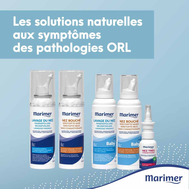 Marimer Baby Baby Rhinopharyngitis and Cold Spray Blocked nose 100ml (3.38fl oz)