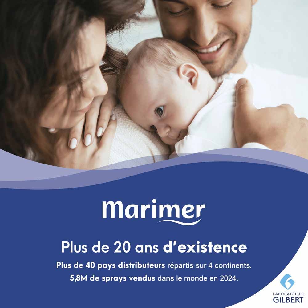 Marimer Baby Baby Rhinopharyngitis and Cold Spray Blocked nose 100ml (3.38fl oz)