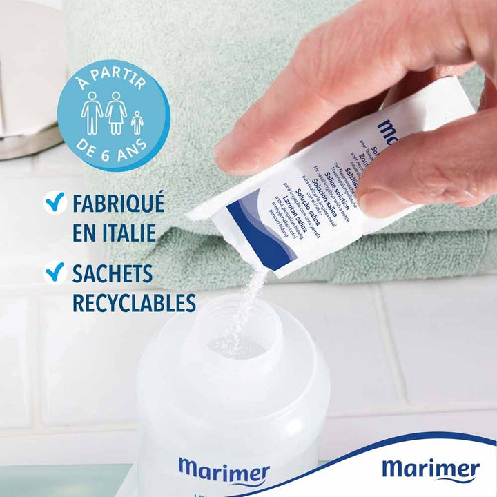 Marimer Salt solution sachet refill 30 sachets of 2.84g (0.1oz)
