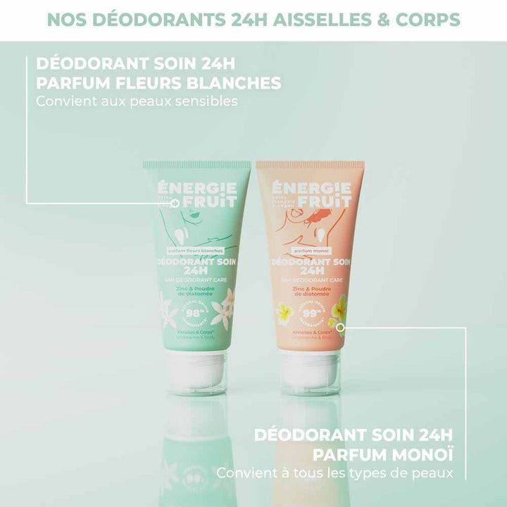 Energie Fruit 24h White Flowers deodorant care sensitive skin 50 ml (1.69fl oz)