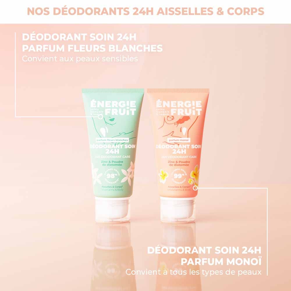 Energie Fruit 24h Care Monoi Scent Deodorant suitable for all skin types 50 ml (1.69fl oz)