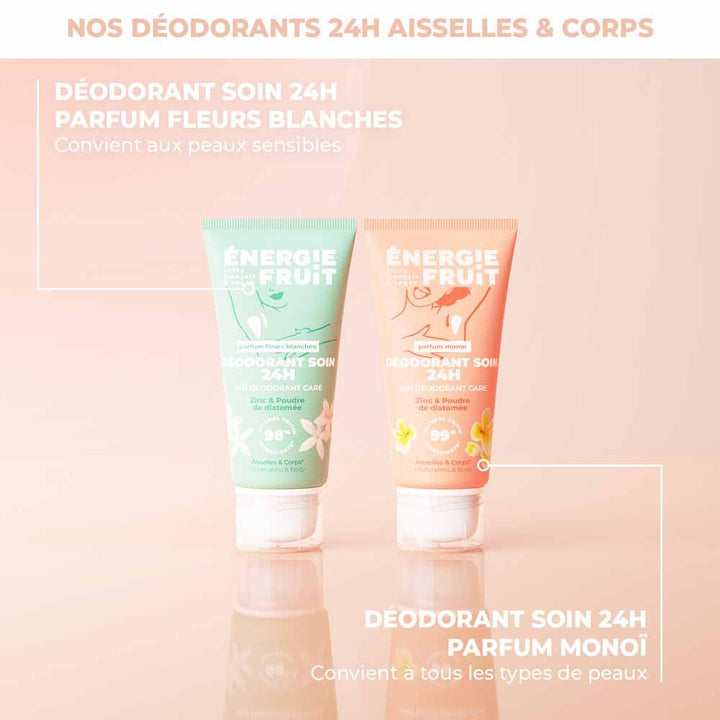 Energie Fruit 24h Care Monoi Scent Deodorant suitable for all skin types 50 ml (1.69fl oz)