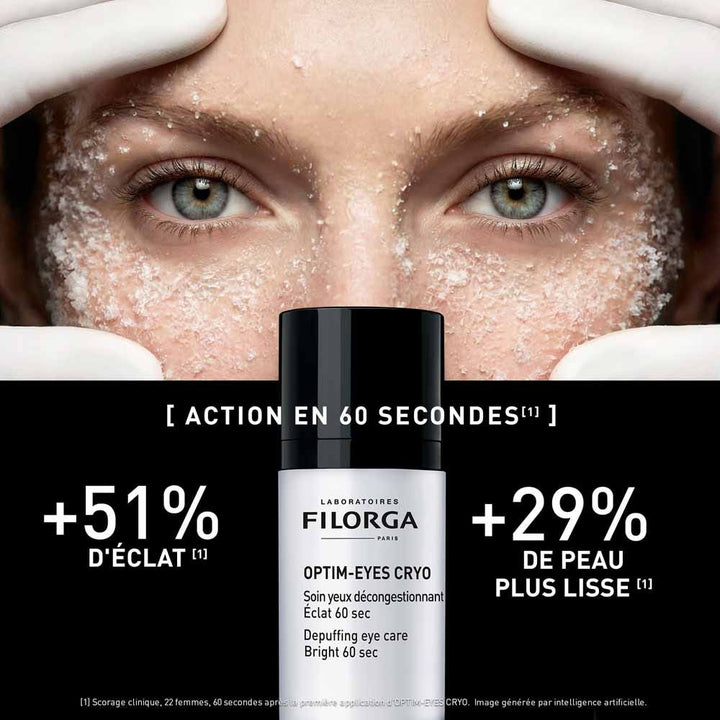 Filorga Optim-Eyes Cryo depuffing eye care 60-second glow 15 ml (0.51fl oz)