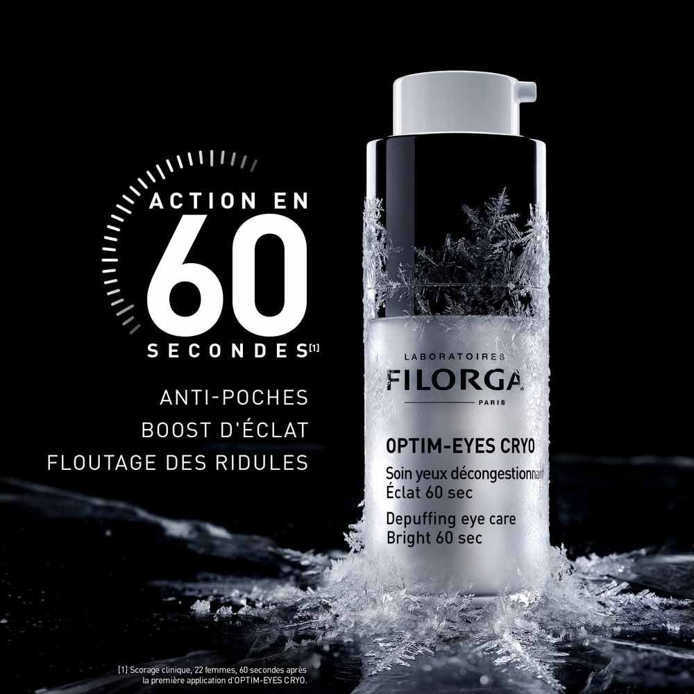 Filorga Optim-Eyes Cryo depuffing eye care 60-second glow 15 ml (0.51fl oz)