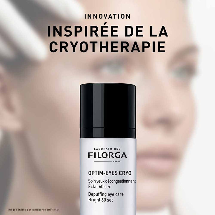 Filorga Optim-Eyes Cryo depuffing eye care 60-second glow 15 ml (0.51fl oz)